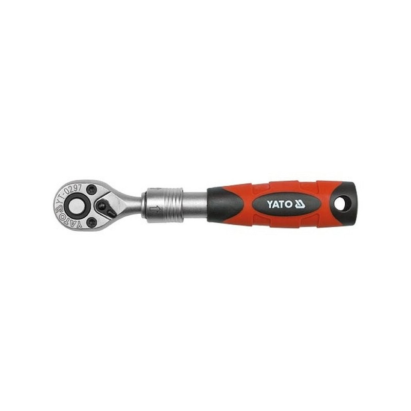 Ráčna 1/4" 150-200 mm s teleskopickou rukojetí YATO YT-0297