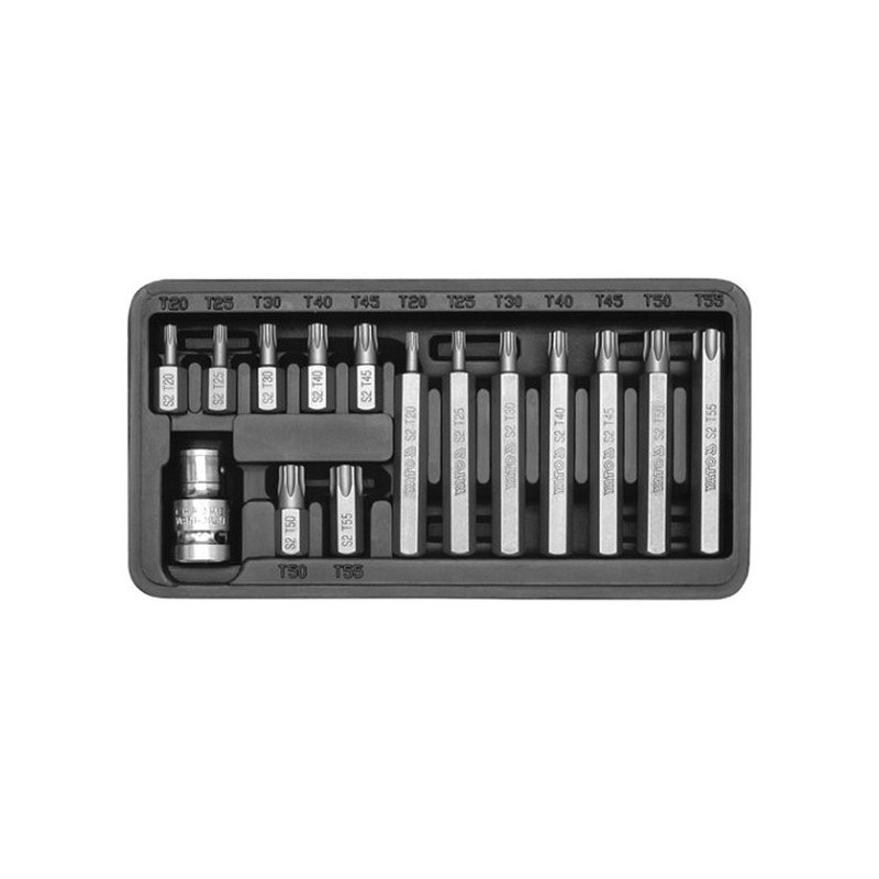 Sada bitů 15 ks TORX box YATO YT-0411