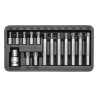 Sada bitů 15 ks TORX box YATO YT-0411