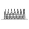 Sada bitů 1/4" 7 ks TS10-TS40 torx YATO YT-0461