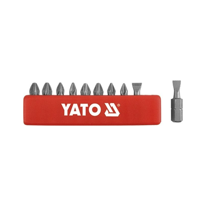 Sada bitů 1/4" 25 mm 10 ks YATO YT-0482