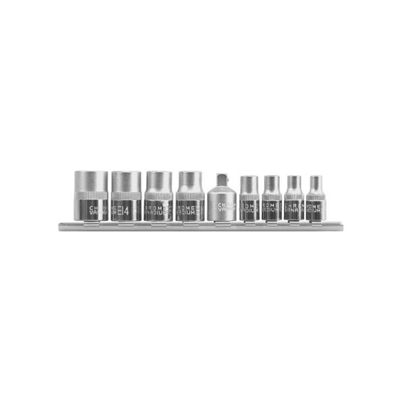 Sada nástavců 1/4", 3/8" TORX 9 ks E5-E16 YATO YT-0520