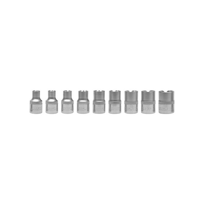 Sada nástavců 1/2" TORX 9 ks E10-E24 YATO YT-0521
