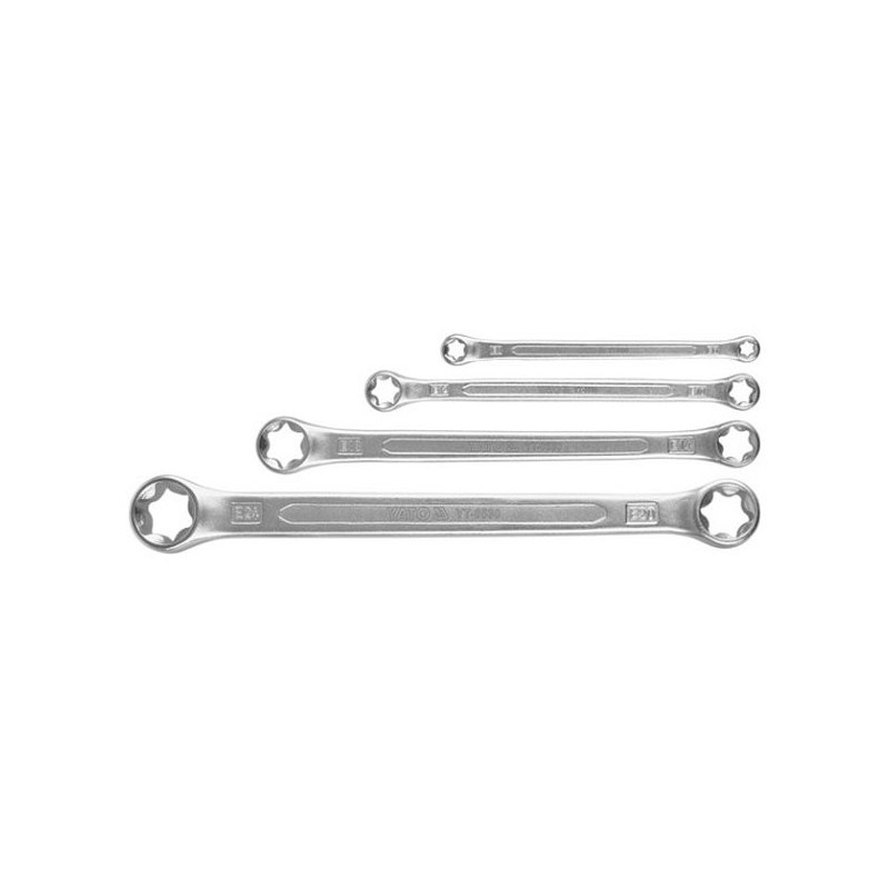 Sada klíčů očkových 4ks TORX E6xE24 YATO YT-0530