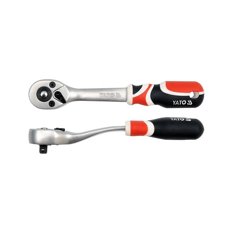Ráčna 1/4" 155 mm vyhnutá YATO YT-0730