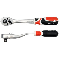 Ráčna 3/8" 200 mm vyhnutá YATO YT-0731