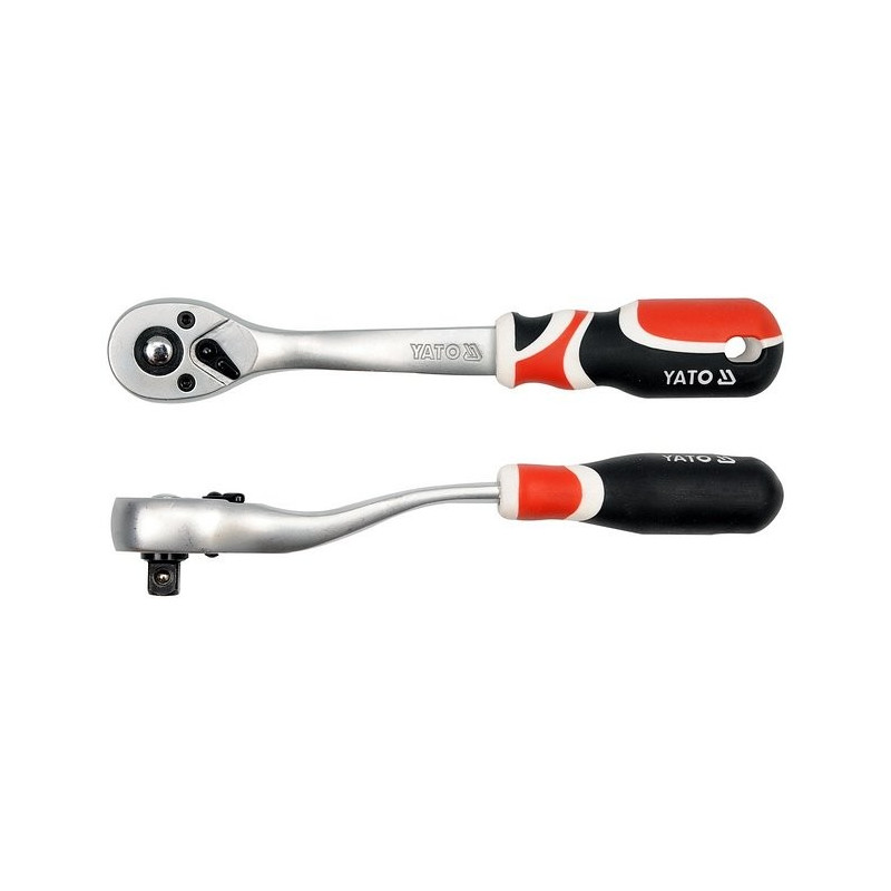 Ráčna 3/8" 200 mm vyhnutá YATO YT-0731