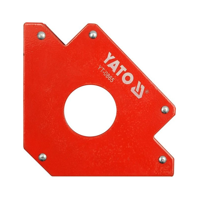 Úhelník magnetický ke svařování 34 kg s otvorem YATO YT-0865