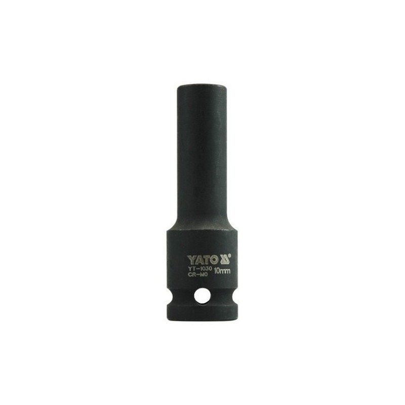 Nástavec 1/2" rázový šestihranný hluboký 10 mm CrMo YATO YT-1030