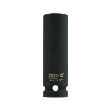 Šestihranný hluboký bit CrMo - 1/2 palce, 15 mm rázový YATO YT-1035 