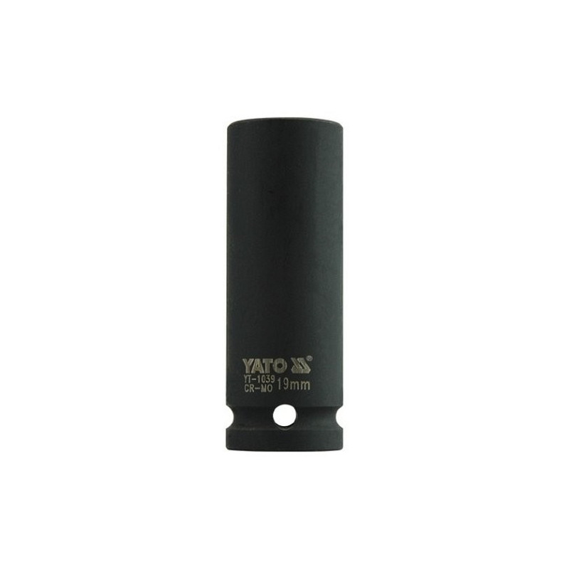 Nástavec 1/2" rázový šestihranný hluboký 19 mm CrMo YATO YT-1039