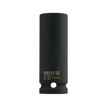 Nástavec 1/2" rázový šestihranný hluboký 19 mm CrMo YATO YT-1039