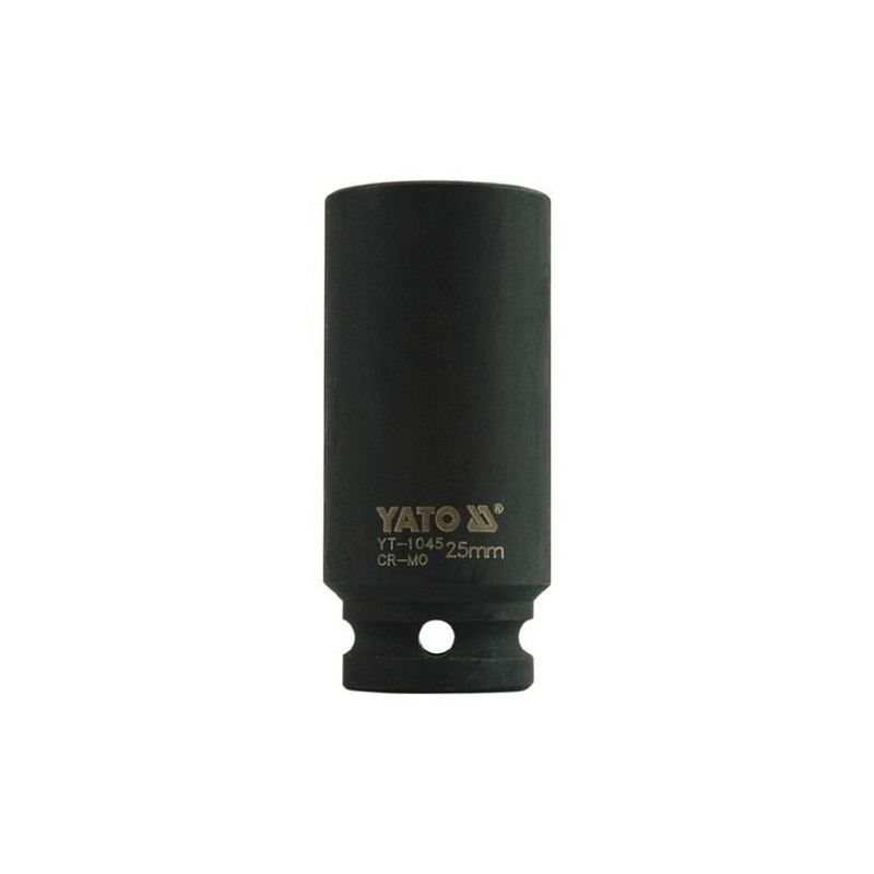 Nástavec 1/2" rázový šestihranný hluboký 25 mm CrMo YATO YT-1045