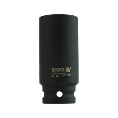 Nástavec 1/2" rázový šestihranný hluboký 26 mm CrMo YATO YT-1046