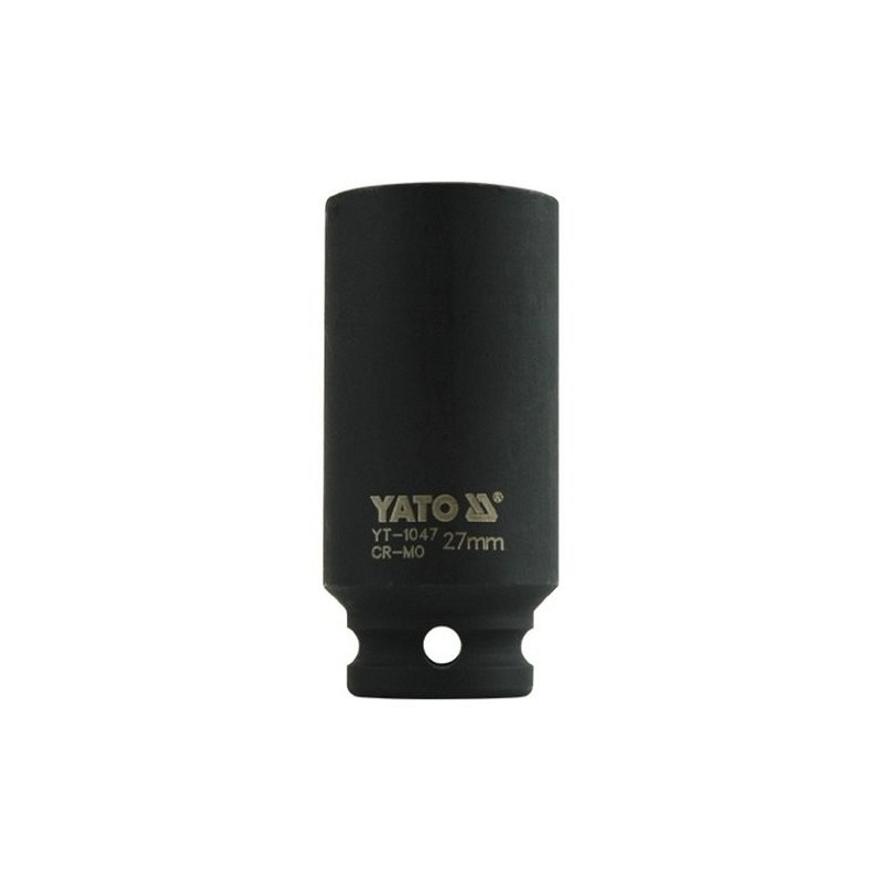 Nástavec 1/2" rázový šestihranný hluboký 27 mm CrMo YATO YT-1047