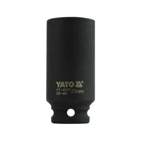 Nástavec 1/2" rázový šestihranný hluboký 27 mm CrMo YATO YT-1047