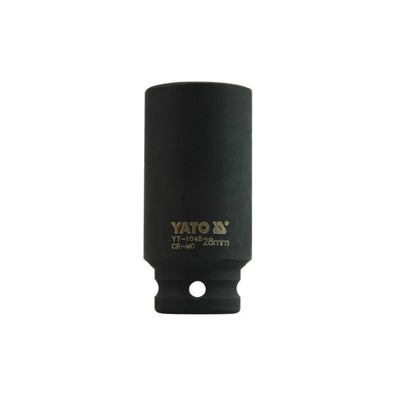 Nástavec 1/2" rázový šestihranný hluboký 28 mm CrMo YATO YT-1048