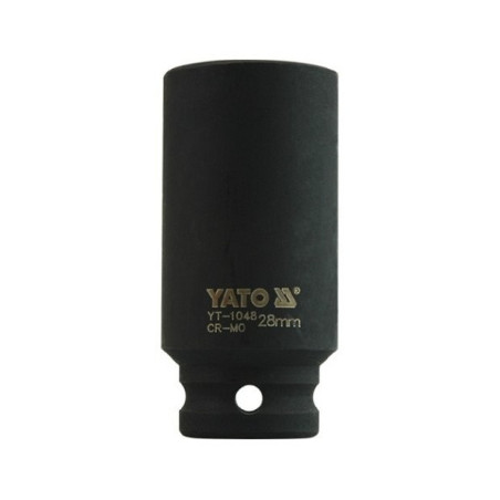 Nástavec 1/2" rázový šestihranný hluboký 28 mm CrMo YATO YT-1048