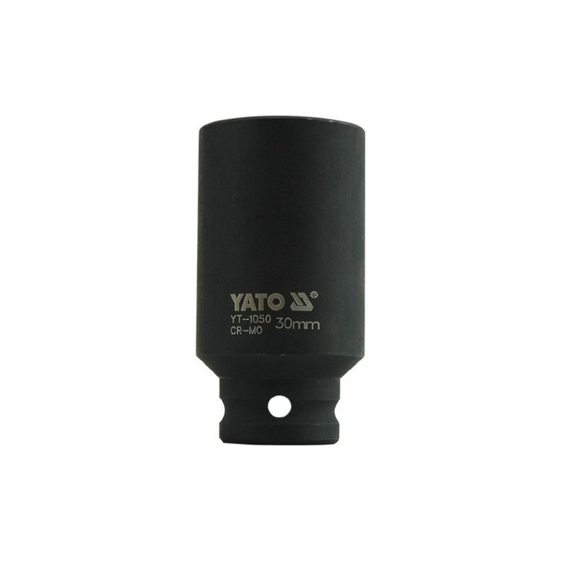 Nástavec 1/2" rázový šestihranný hluboký 30 mm CrMo YATO YT-1050