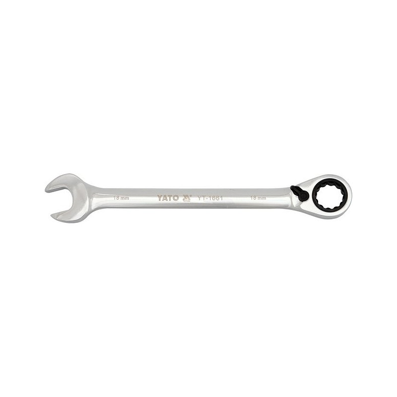 Klíč očkoplochý ráčnový 10 mm YATO YT-1653