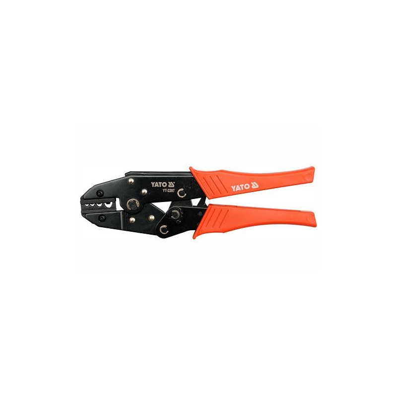 Kleště konektorové 230mm, 22-8(AWG), 1,5-10,00mm2 YATO YT-2297