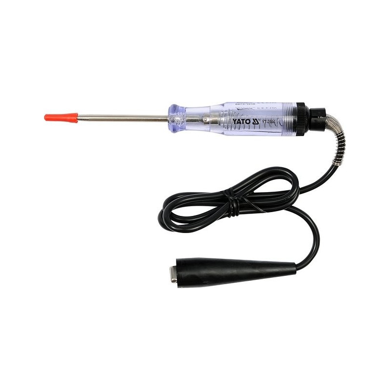 Zkoušečka napětí 6-12V kabel 90cm YATO YT-2866