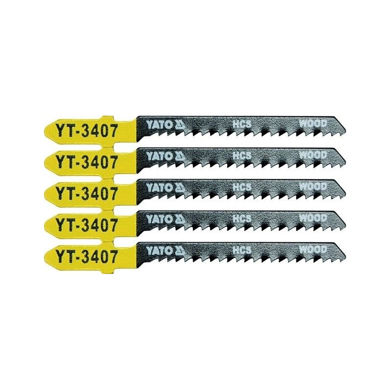 List pilový do přímočaré pily 75 mm na dřevo TPI13 5 ks YATO YT-3407