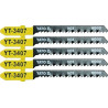 List pilový do přímočaré pily 75 mm na dřevo TPI13 5 ks YATO YT-3407