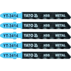 List pilový do přímočaré pily na kov typ T 32TPI sada 5 ks YATO YT-3414