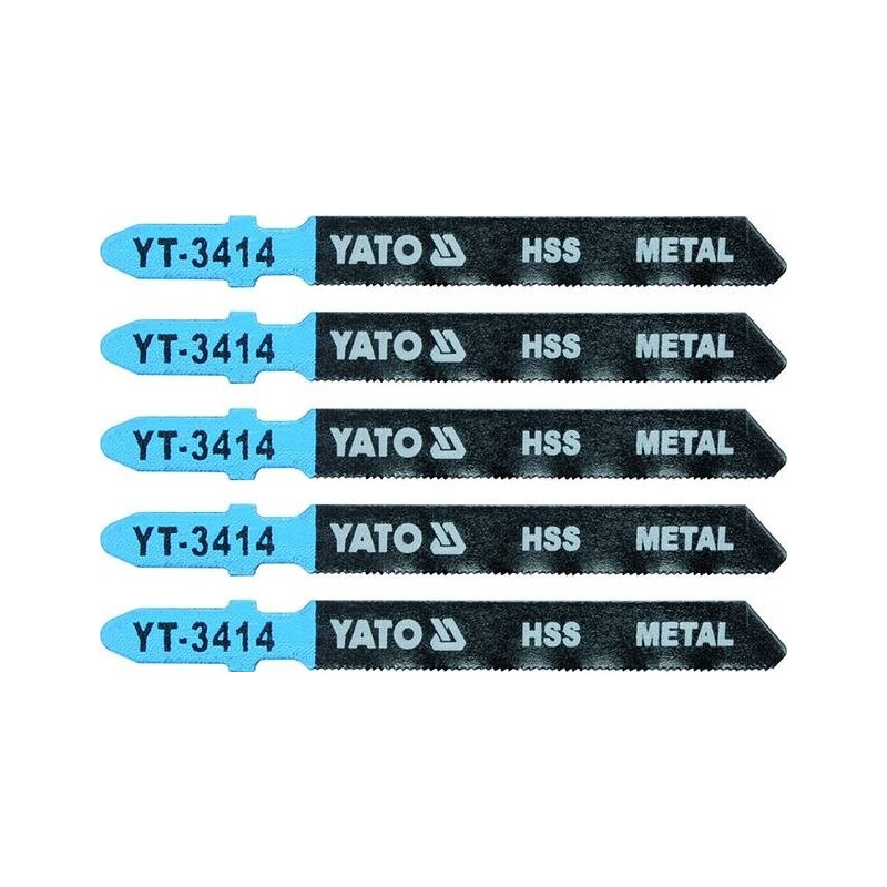 List pilový do přímočaré pily na kov typ T 32TPI sada 5 ks YATO YT-3414