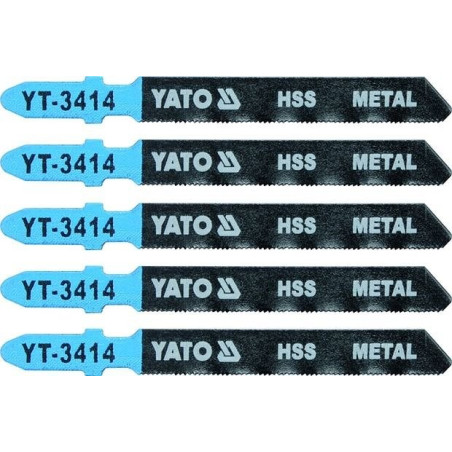 List pilový do přímočaré pily na kov typ T 32TPI sada 5 ks YATO YT-3414