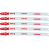 List pilový do přímočaré pily 130 mm UNI TPI10-5 5 ks Bi-Metal YATO YT-3417