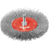 Kartáč drátěný boční s nástavcem do vrtačky 100 mm INOX YATO YT-4758