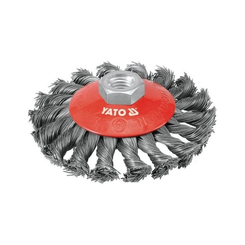 Kartáč drátěný boční M14 x 100 mm YATO YT-4763