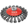Kartáč drátěný boční M14 x 125 mm INOX YATO YT-4764
