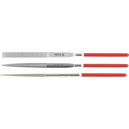 Sada pilníků jehlových diamantových 3 x 140 mm 3 ks YATO YT-6143