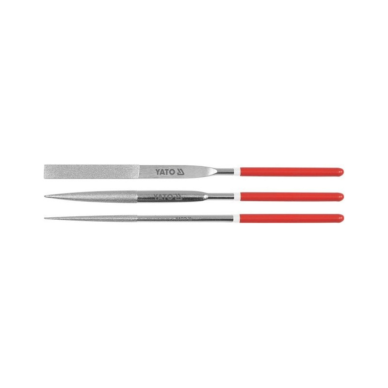 Sada pilníků jehlových diamantových 4 x 160 mm 3 ks YATO YT-6150