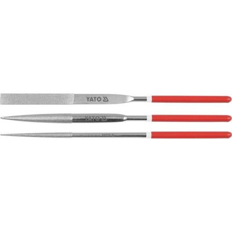 Sada pilníků jehlových diamantových 4 x 160 mm 3 ks YATO YT-6150