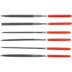 Sada pilníků jehlových 3 x 140 mm 6 ks YATO YT-6160