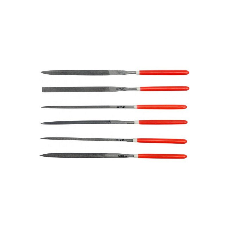 Sada pilníků jehlových 3 x 140 mm 6 ks YATO YT-6160