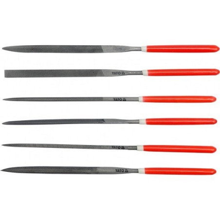 Sada pilníků jehlových 3 x 140 mm 6 ks YATO YT-6160