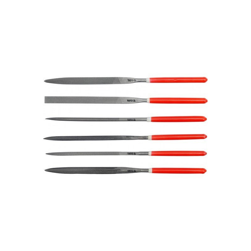 Sada pilníků jehlových 4 x 160 mm 6 ks YATO YT-6161