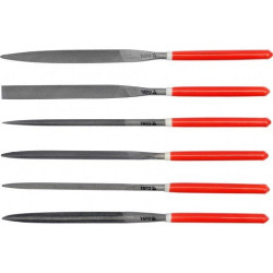 Sada pilníků jehlových 5 x 180 mm 6 ks YATO YT-6162