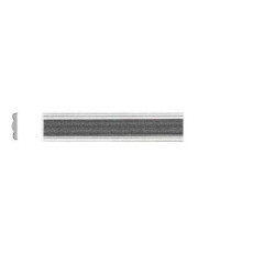 Samolepicí lišta 17x4mm - 20m. 2x stříbrný proužek.
