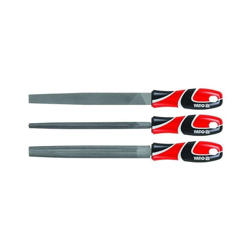 Sada pilníků zámečnických 250 mm 3 ks YATO YT-6237