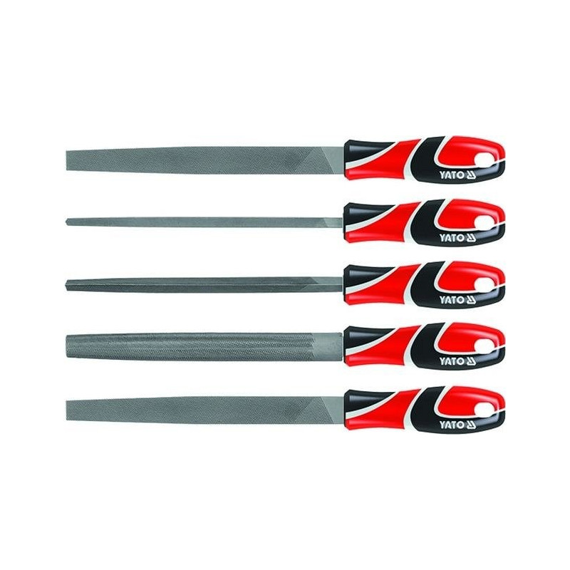 Sada pilníků zámečnických 250 mm 5 ks YATO YT-6238