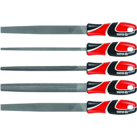 Sada pilníků zámečnických 250 mm 5 ks YATO YT-6238