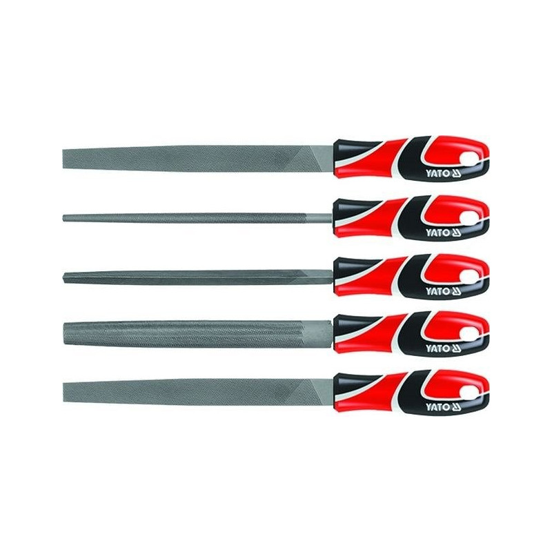 Sada pilníků zámečnických 250 mm 5 ks YATO YT-6239