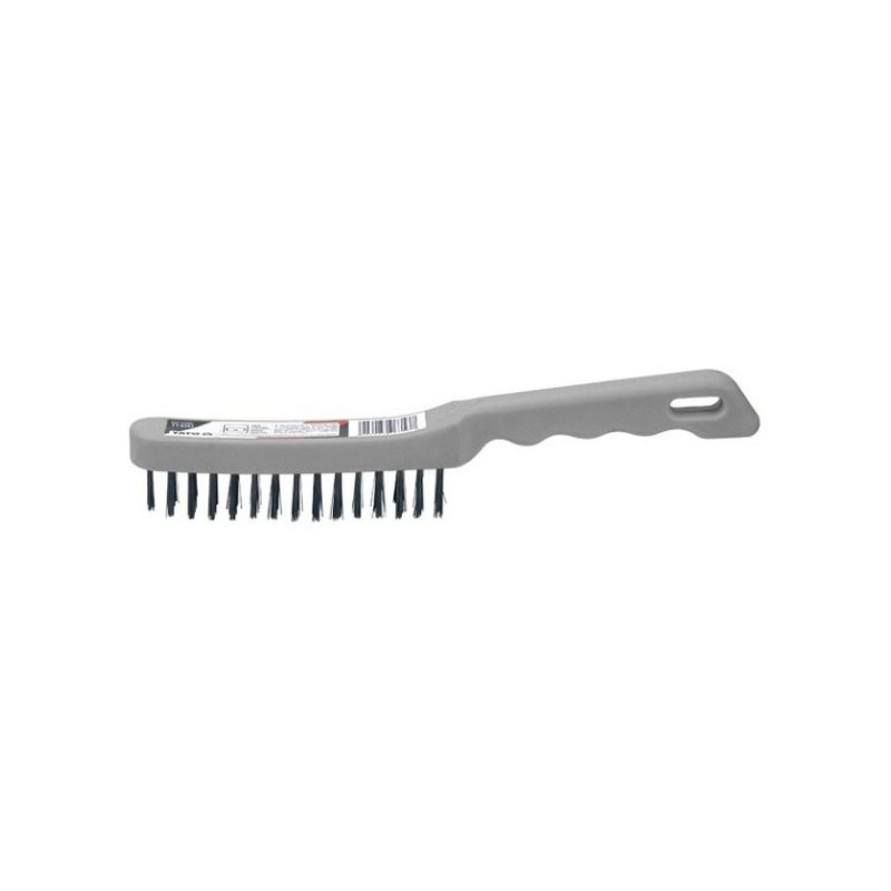 Kartáč drátěný ruční 3 řady plast YATO YT-6353