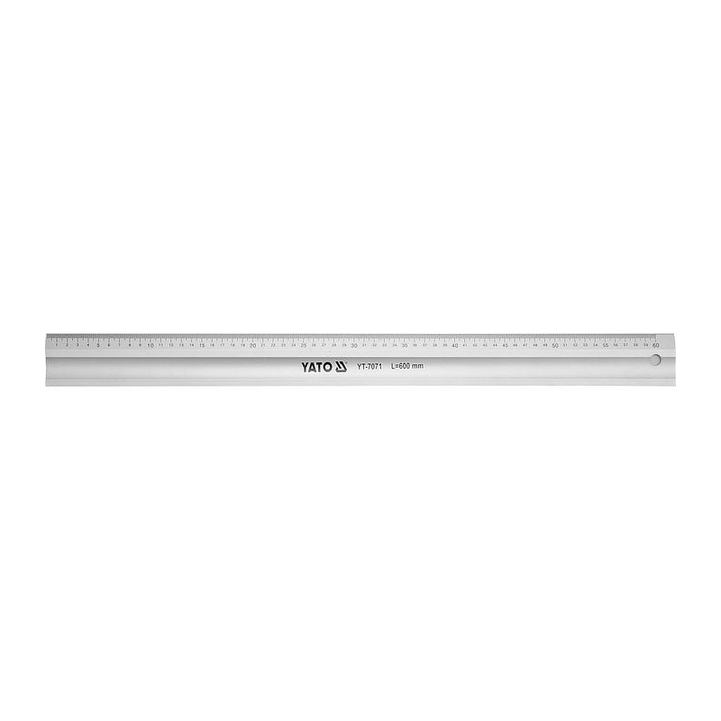 Měřící hliníková lať 600mm YATO YT-7071